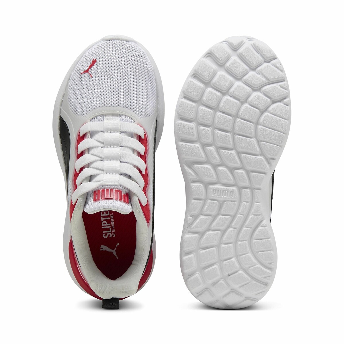 Baskets Softride Cosmic Street Sliptech blanc/noir/rouge, PUMA