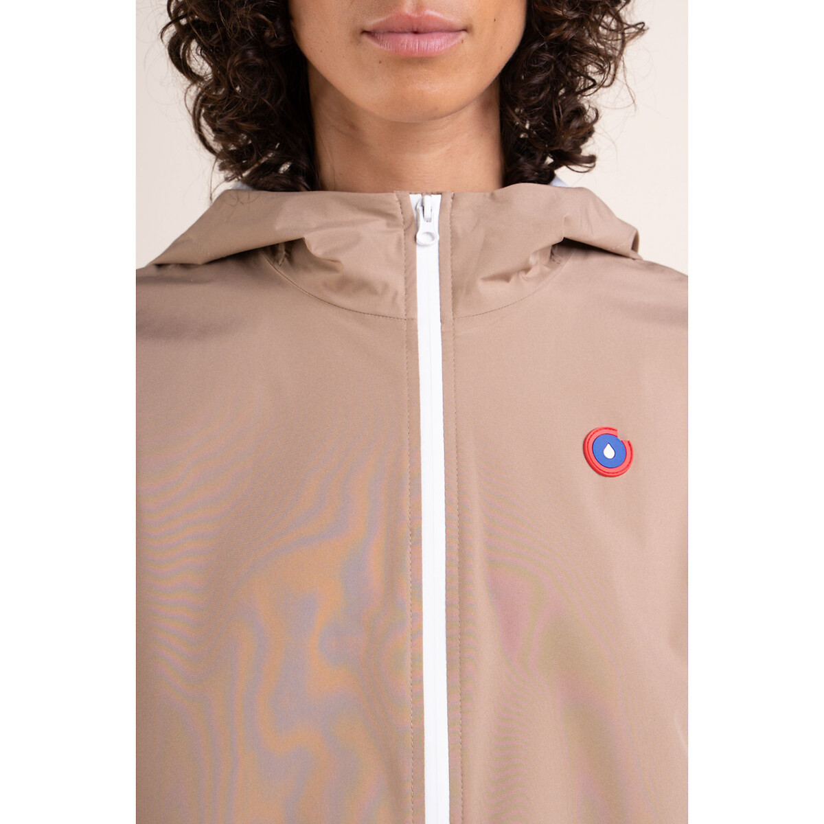 Kurze Unisex-Jacke mit Reissverschluss PASSY beige, FLOTTE