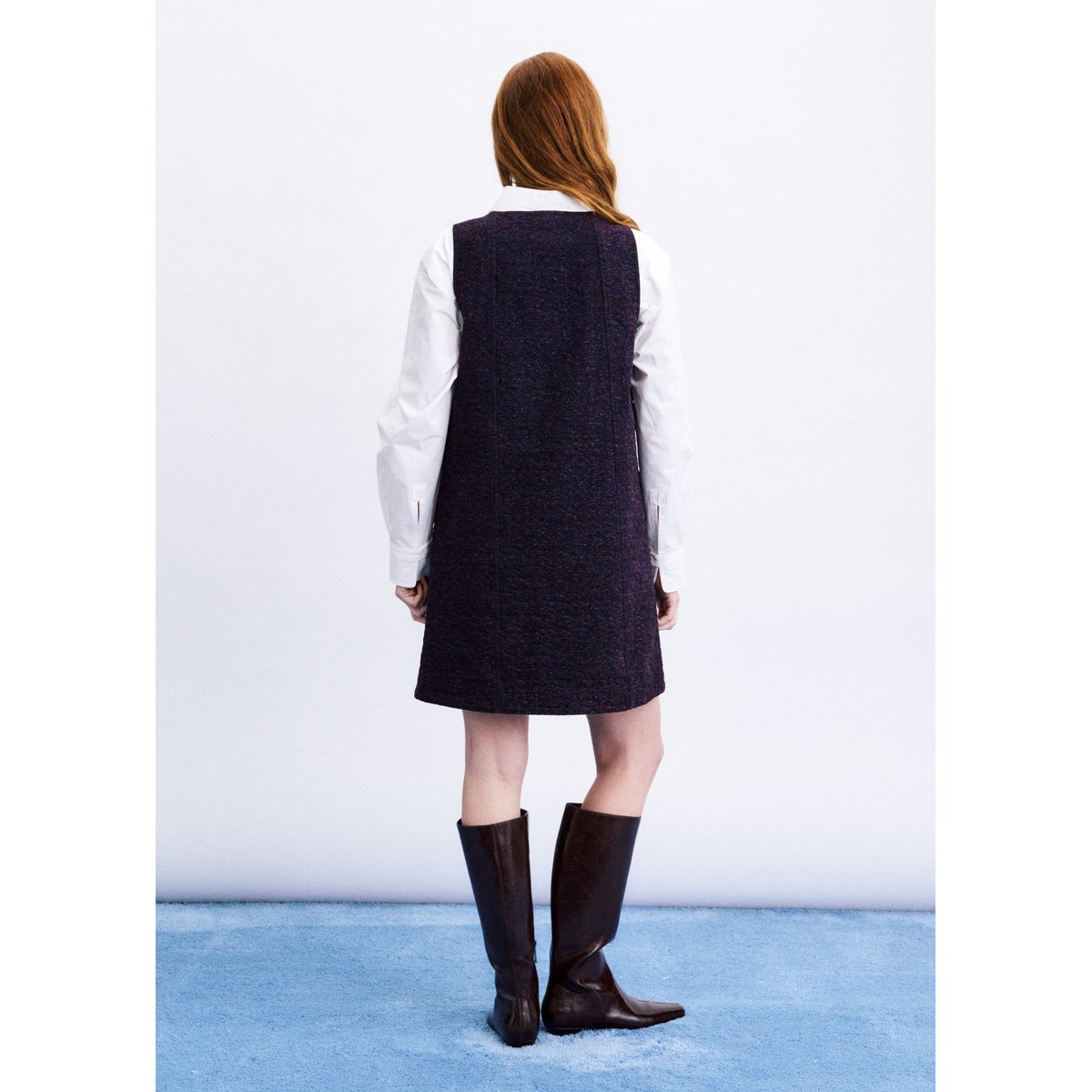 Robe Seochon en coton SEOCHON bordeaux, FRNCH