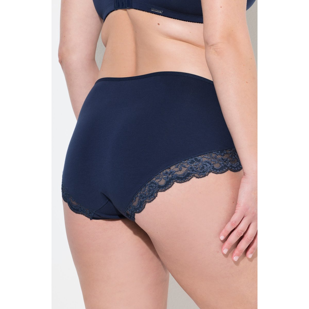 Culottes hautes en lot de 3 bleu nuit, ULLA POPKEN