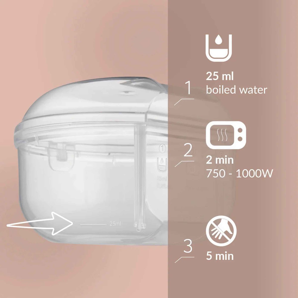 Lot de 2 Sucettes Dynamiques LOVI PRIME beige, DIFRAX