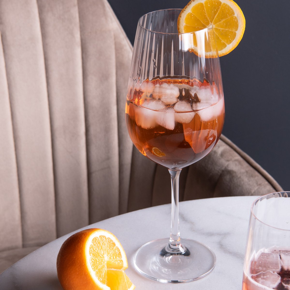 Boîte de 6 verres à pied Waterfall 55 cl - WATERFALL transparent / cristal, TABLE PASSION