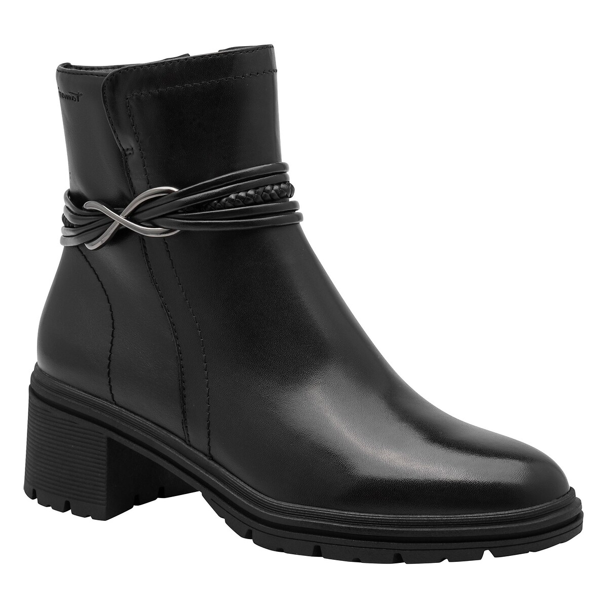 Botines planos negro, TAMARIS
