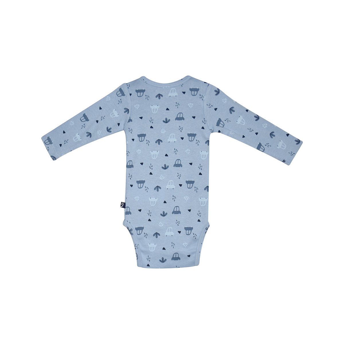 Lot de 3 bodies nawad manches longues bebe bleu, SUCRE D'ORGE