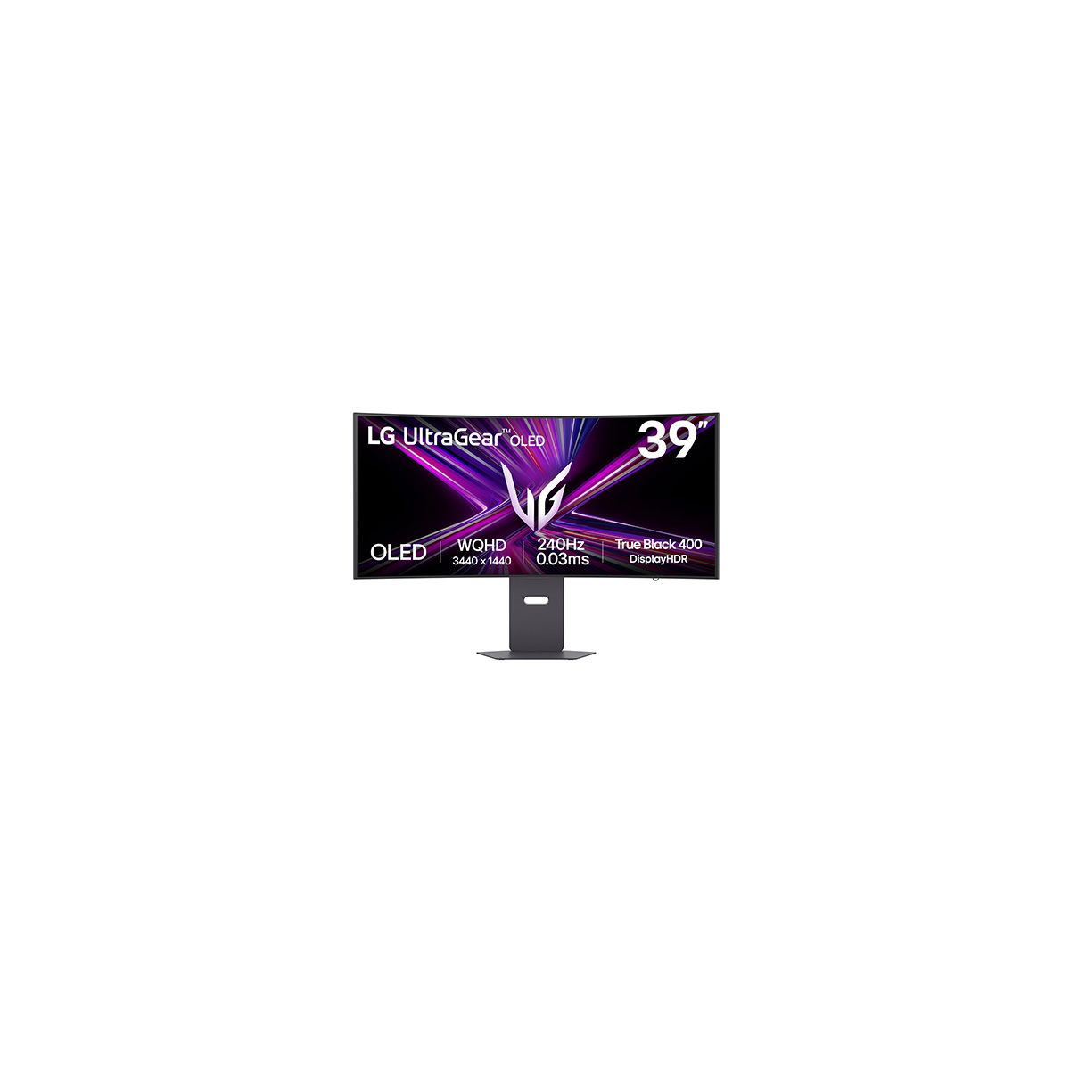 Ecran PC Gamer 39GX900A 39" Incurvé 800R UWQHD 240Hz OLED HDR True Black 400 HDMI 2.1 AMD FreeSync & G-Sync couleur unique, LG