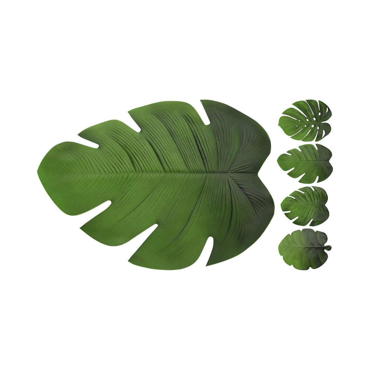 Set de Table en Vinyle Vert Feuille - Set de 4 vert, WADIGA