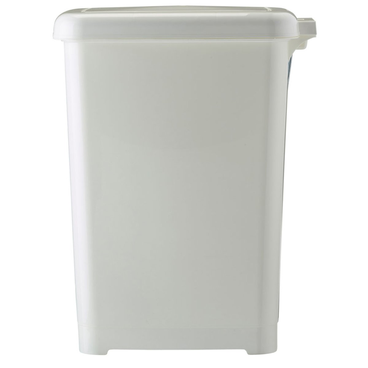 Poubelle de cuisine à pédale 40L - CUBO plastique blanc, ROSSIGNOL