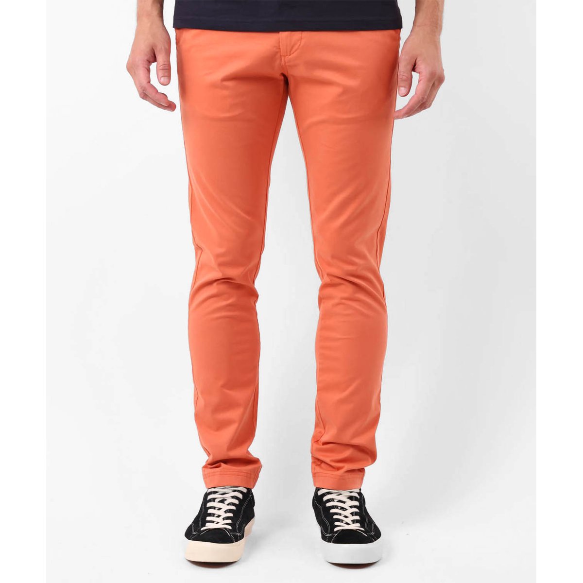 Pantalon chino uni stretch REANO peche, OXBOW