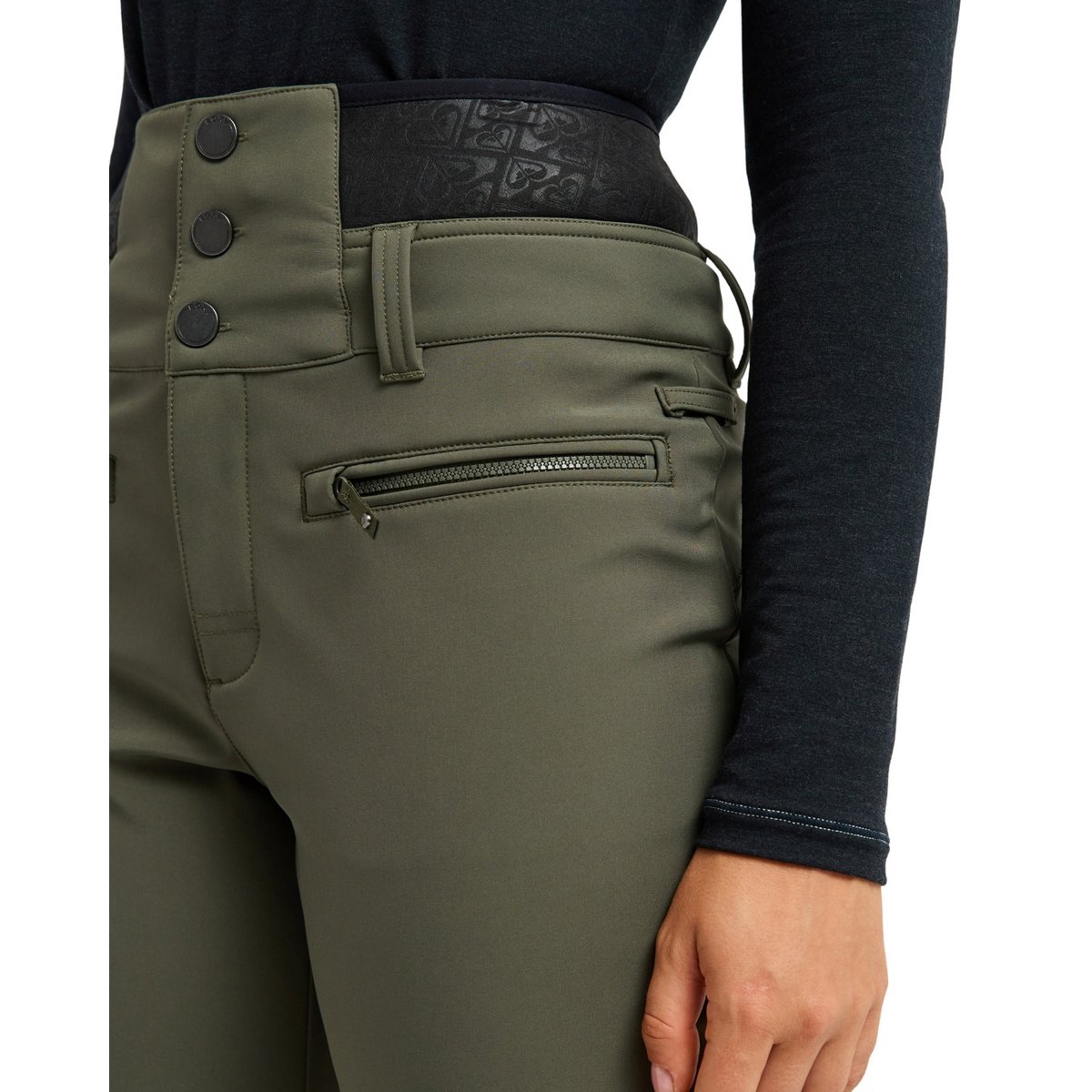 Pantalon de snow technique RISING HIGH. vert beetle, ROXY