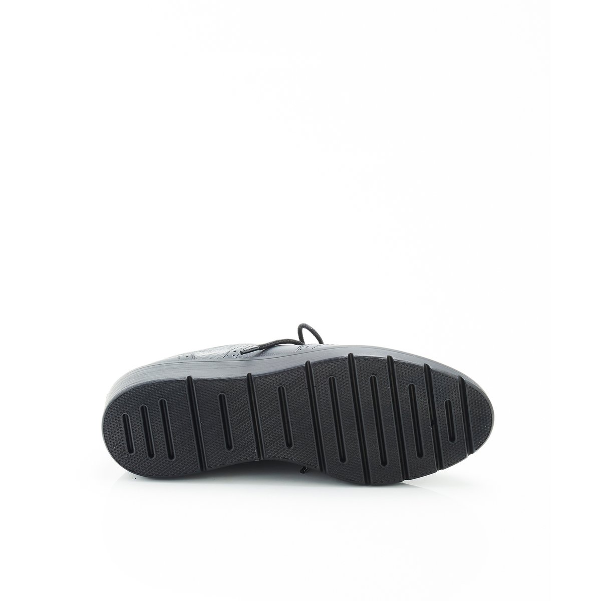 Derbies bout fleuri à lacets noir, DAMART