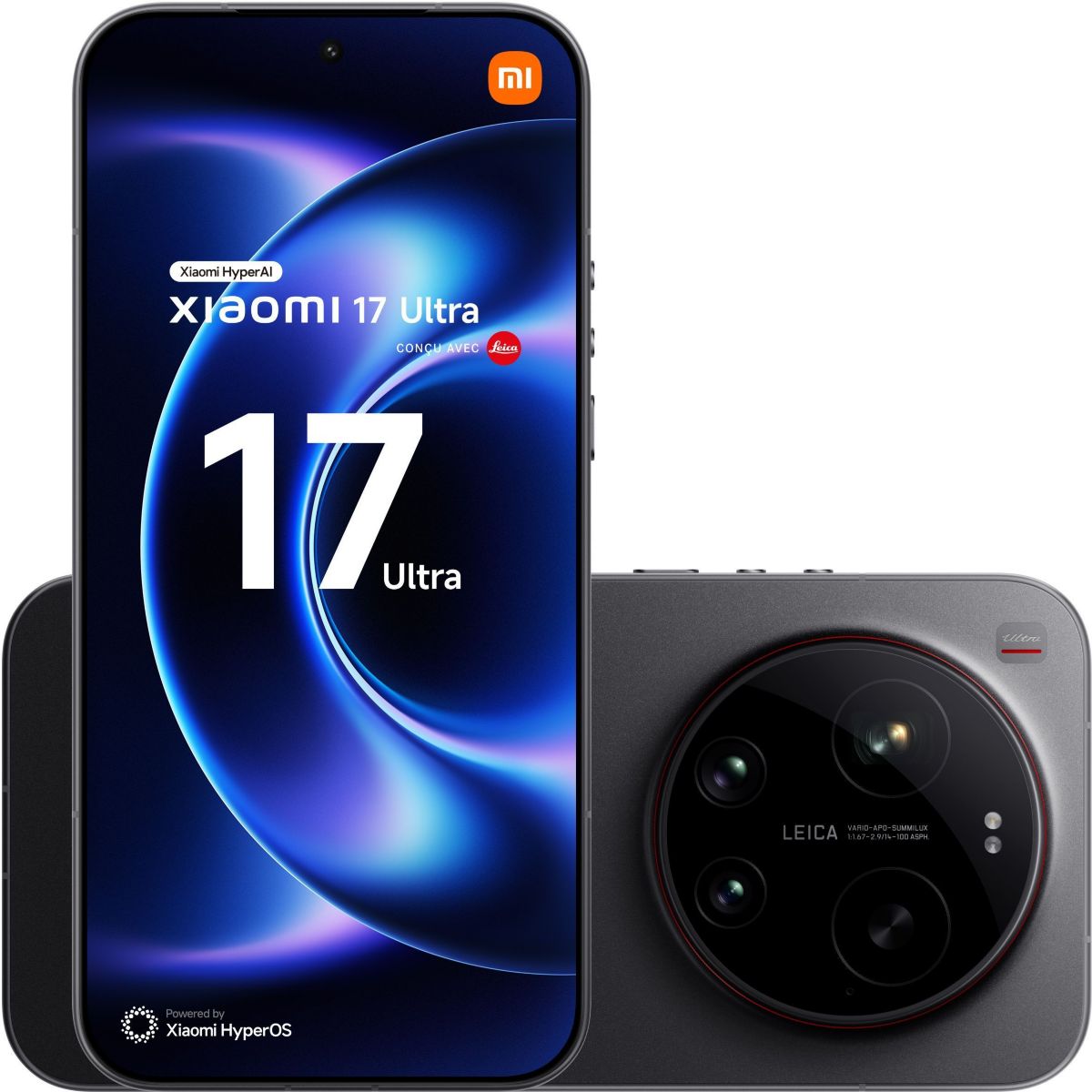 Smartphone 17 Ultra conçu avec Leica 512Go Noir 5G couleur unique, XIAOMI
