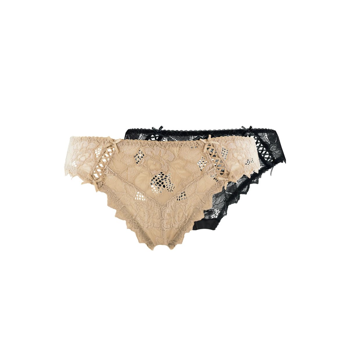 Lot de deux slips ARUM noir&skin, SANS COMPLEXE