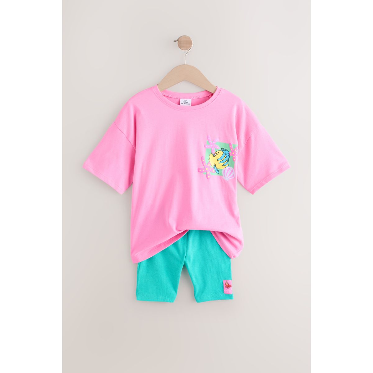 Short cycliste et t-shirt, ensemble rose, NEXT
