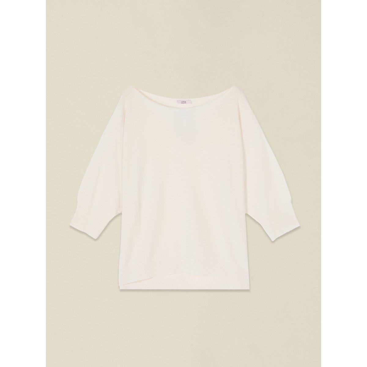 Pull sans coutures blanc, OLTRE