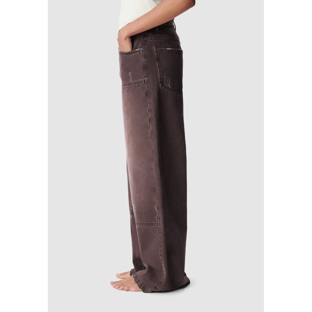 Jean Charpentier taille haute Mila dark plum, IKKS