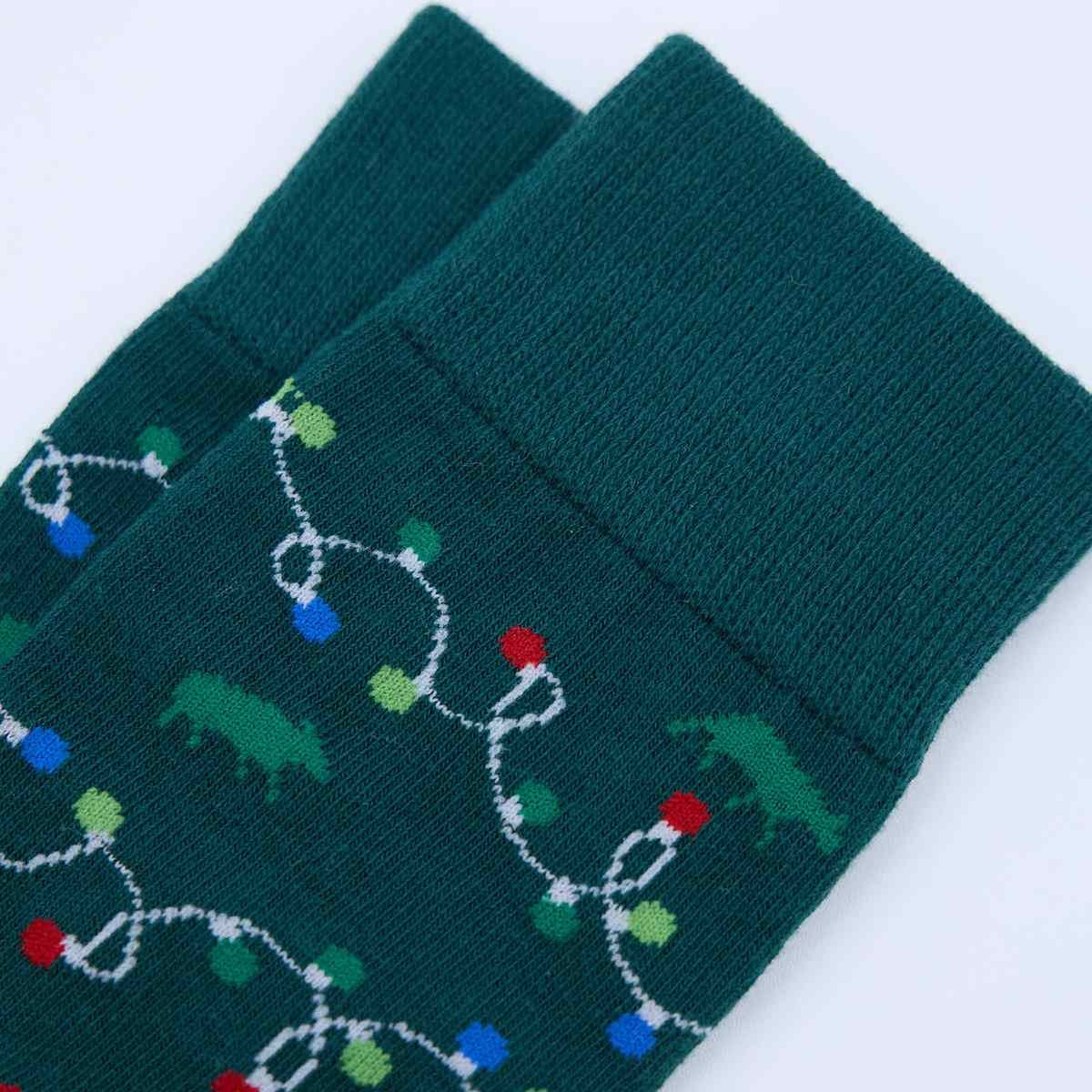 Chaussettes de Noël Edmond vert, MISE AU GREEN