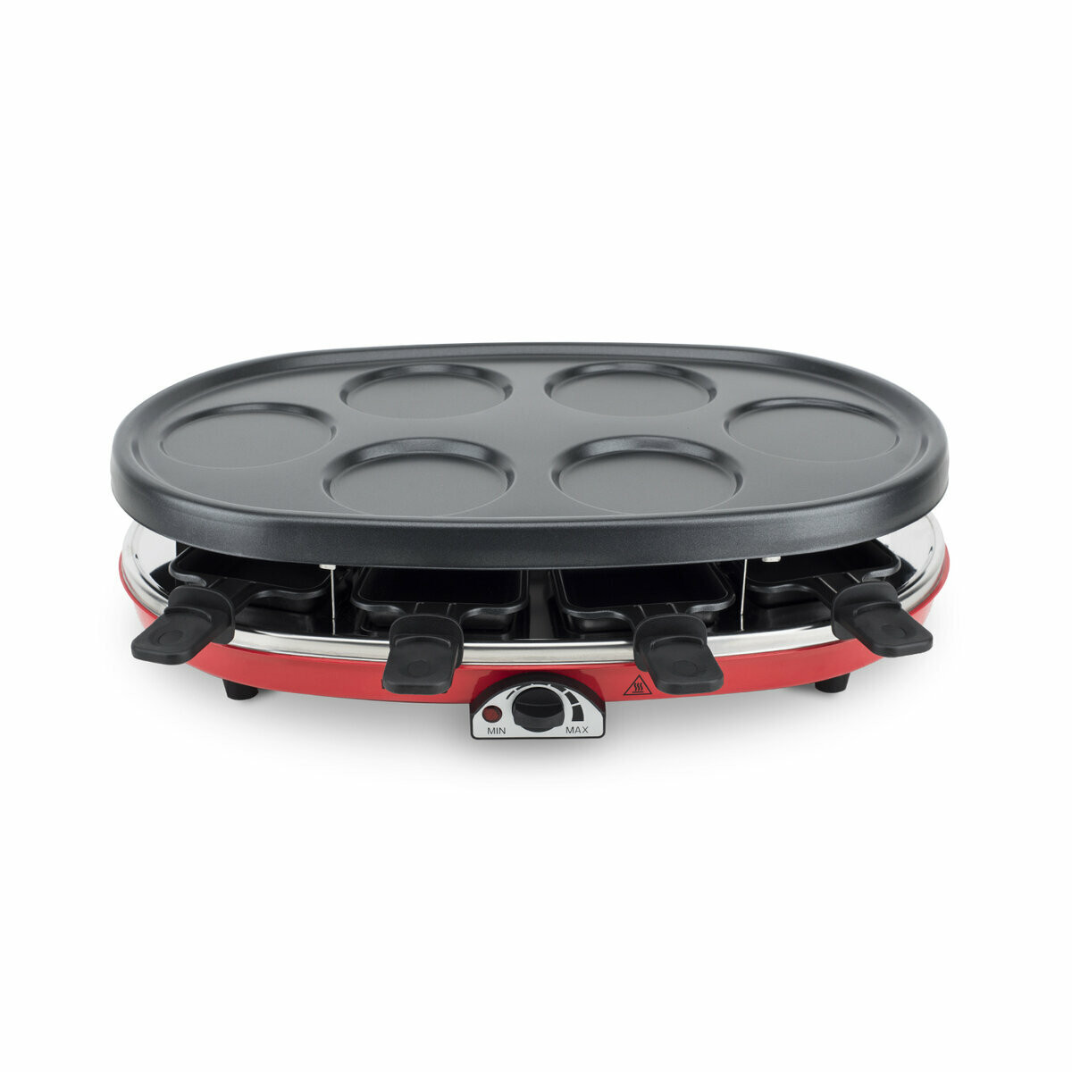 raclette 4 en 1 pour 8 personnes - rp418 gris, H.KOENIG