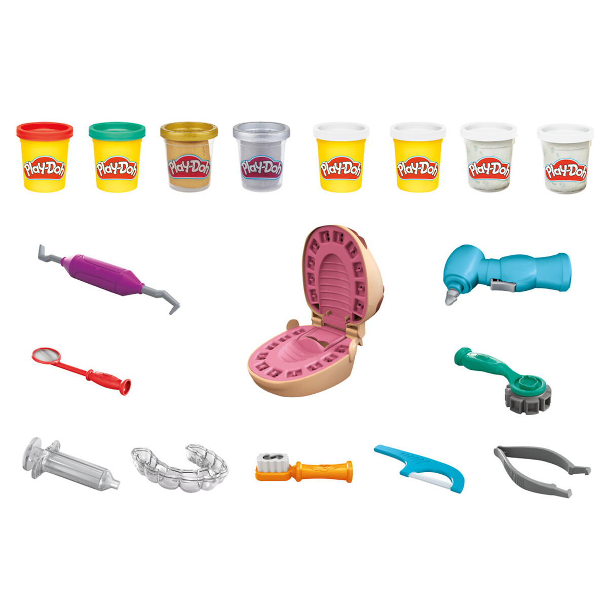 Play-Doh Cabinet dentaire multicolore, HASBRO