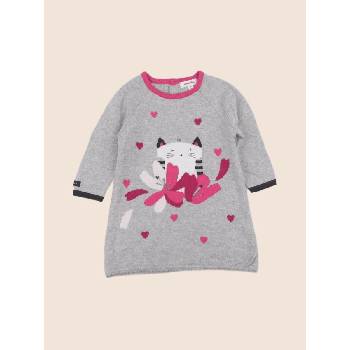 Robe - Très bon état gris, CATIMINI