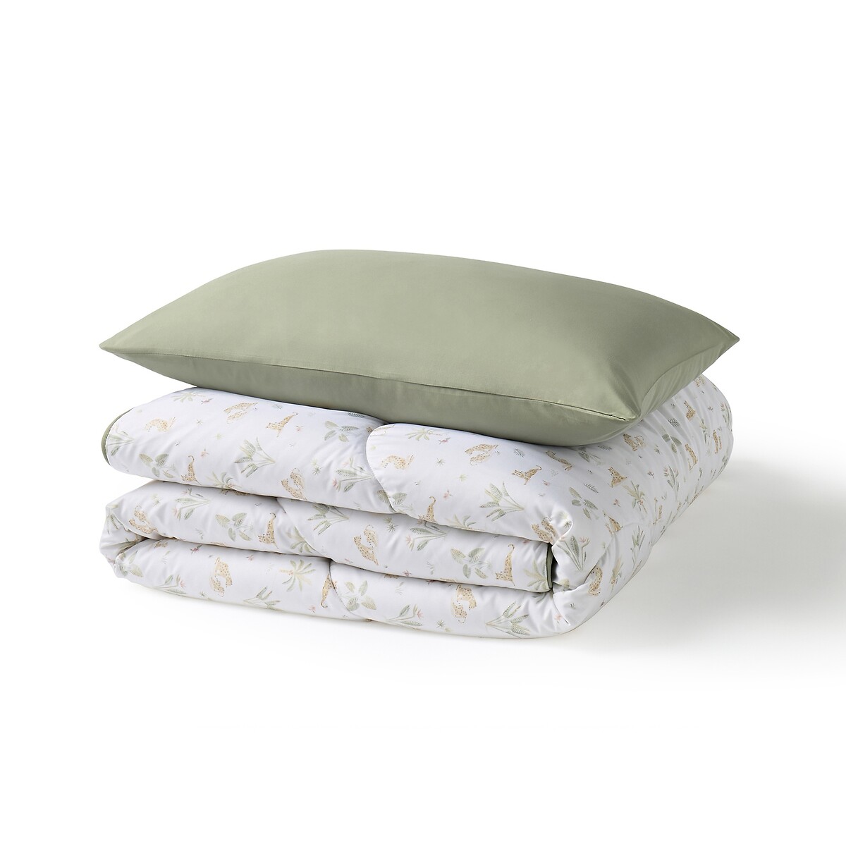 4.5 Tog Coverless Duvet Set Leopard natural, NIGHT LARK
