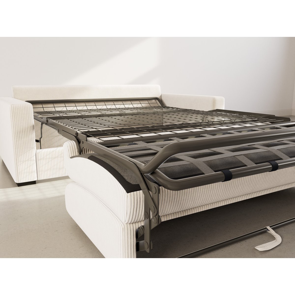 Lit - TRISTAN beige, BEST MOBILIER