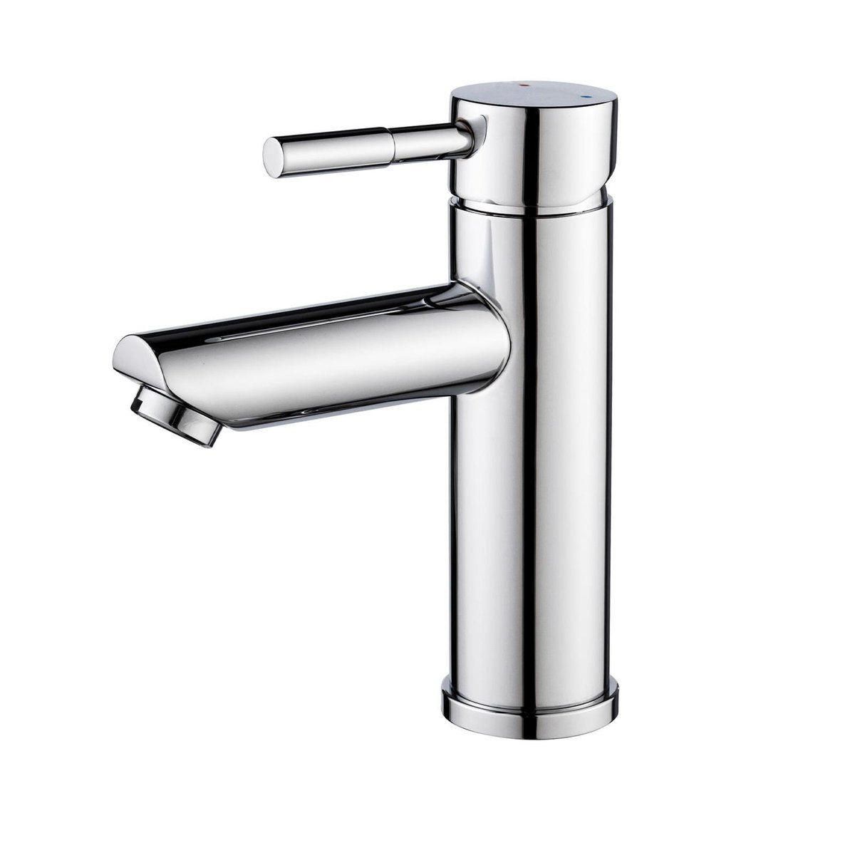 Meuble vasque 45cm et robinet chromé SORRENTO blanc satiné, MOB IN