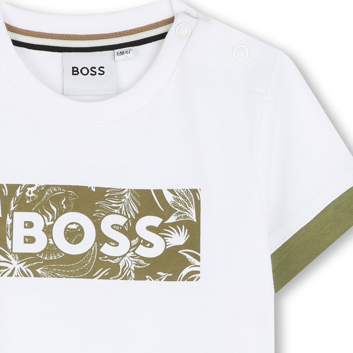 T-shirts à manches courtes blanc, BOSS KIDSWEAR