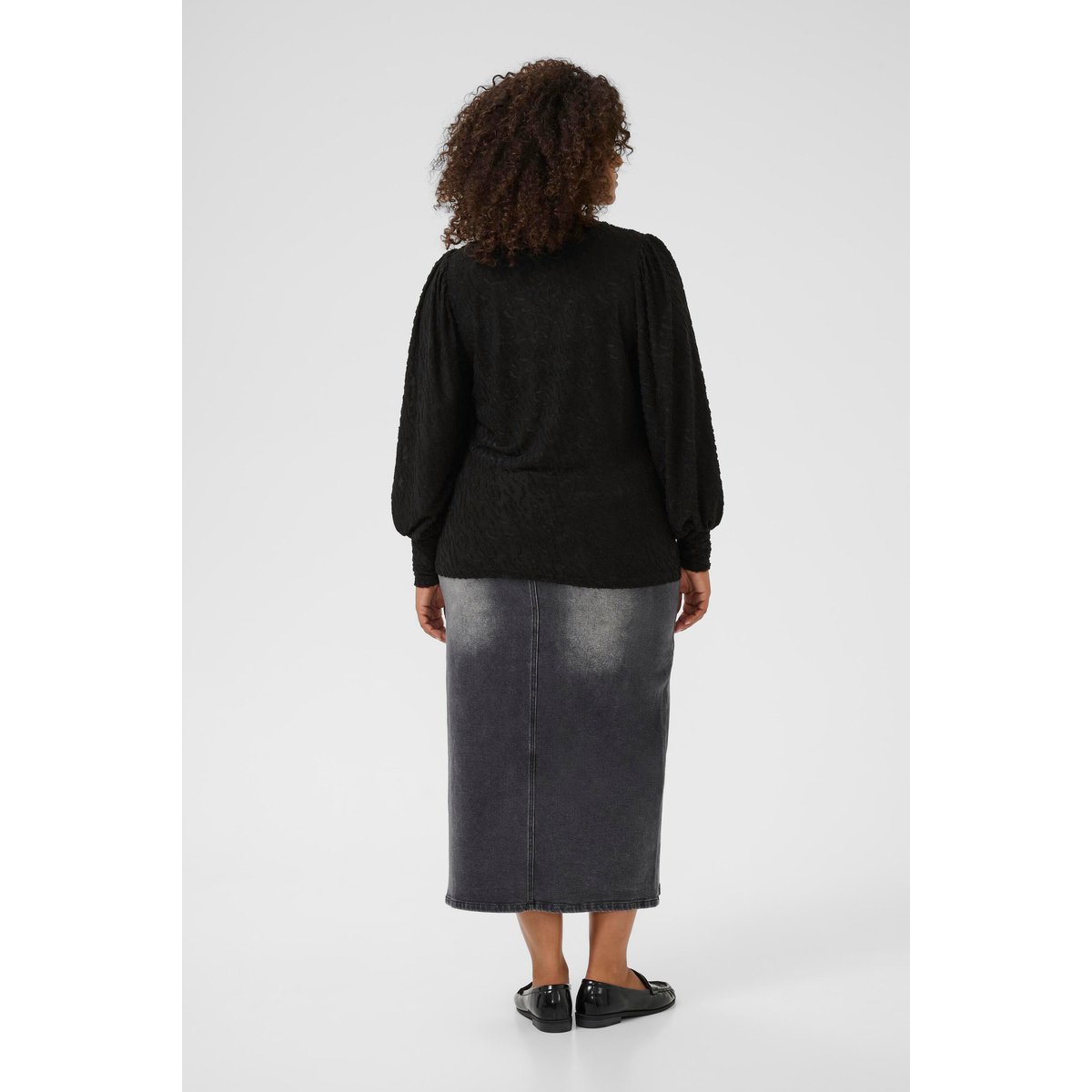 T-shirt à manches courtes noir black, KAFFE CURVE