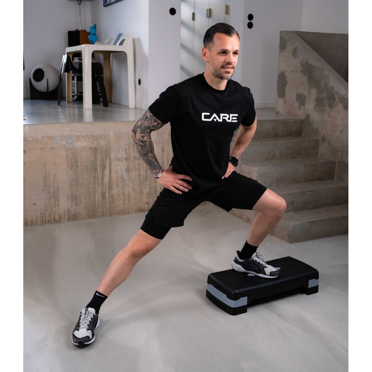 Step Aerobic  - CARE - Planche de step pour cardio et renforcement noir, CARE FITNESS