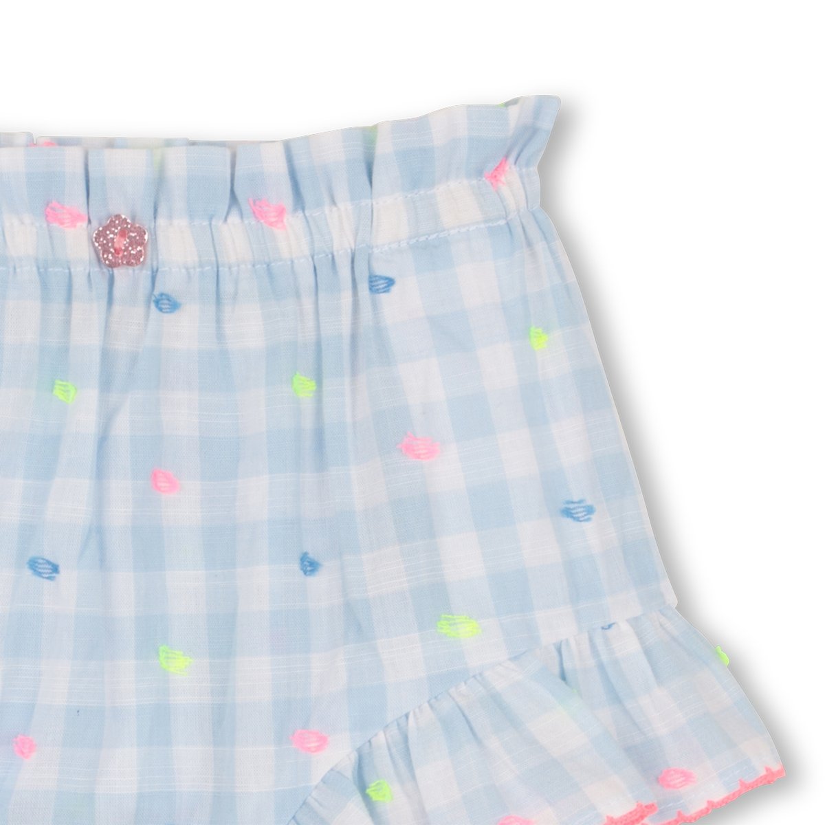 Ensemble top à bretelles et short bleu blanc, BILLIEBLUSH