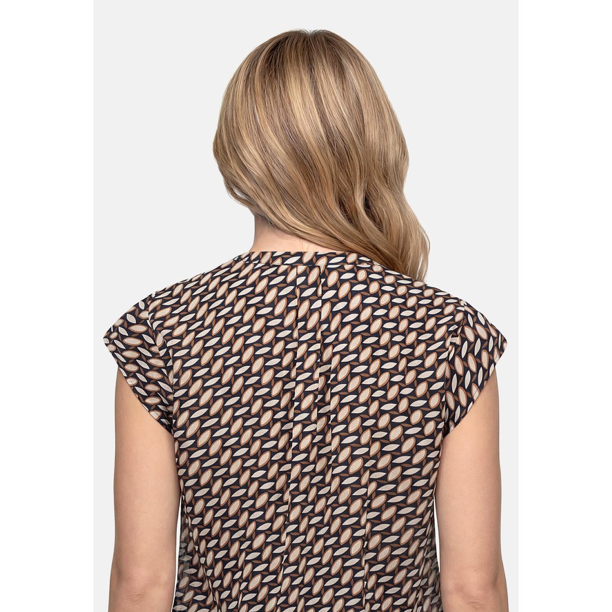 Tunique manches courtes dark blue/brown, BETTY BARCLAY