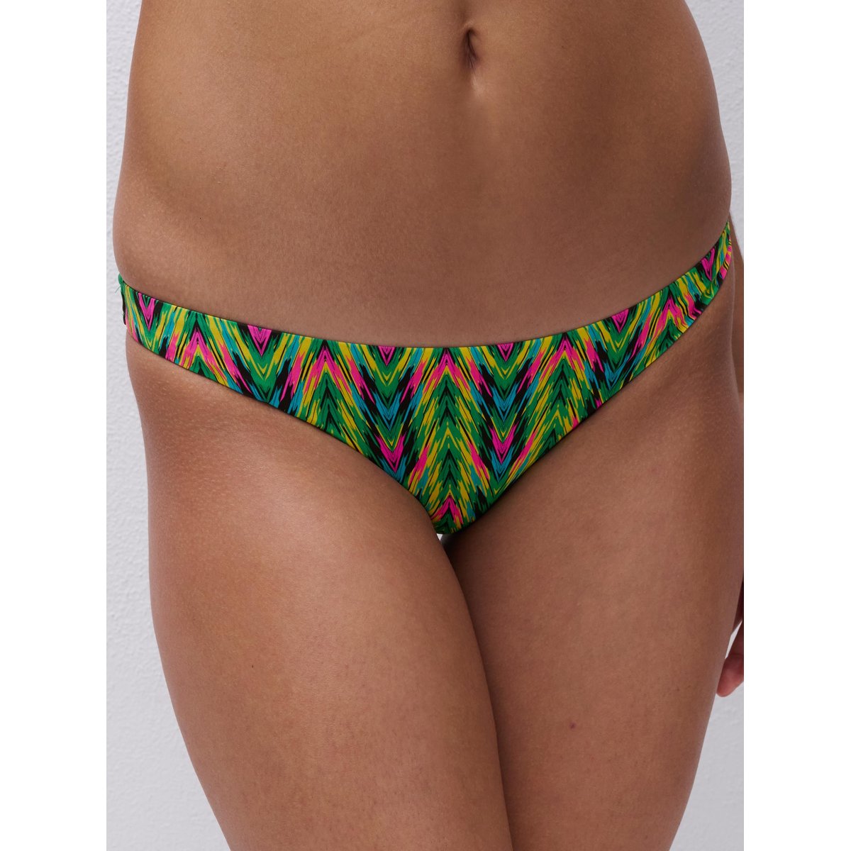 Bas de maillot de bain slip EASY POP green rythm, CHANTELLE PULP