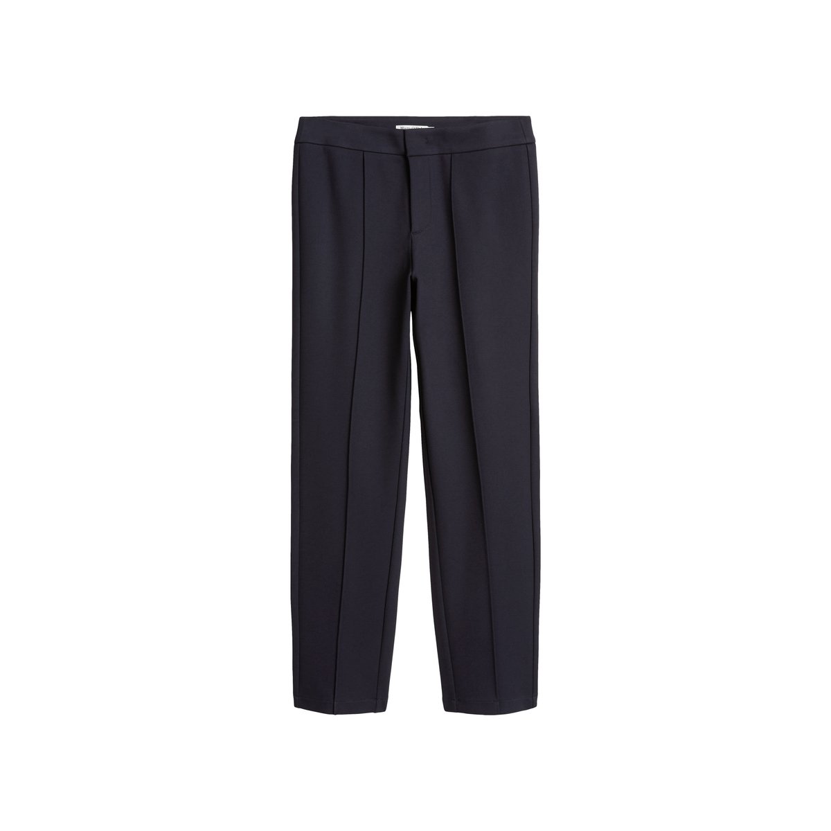 Pantalon en jersey slim en qualité interlock compacte bleu foncé, MARC O’POLO DENIM