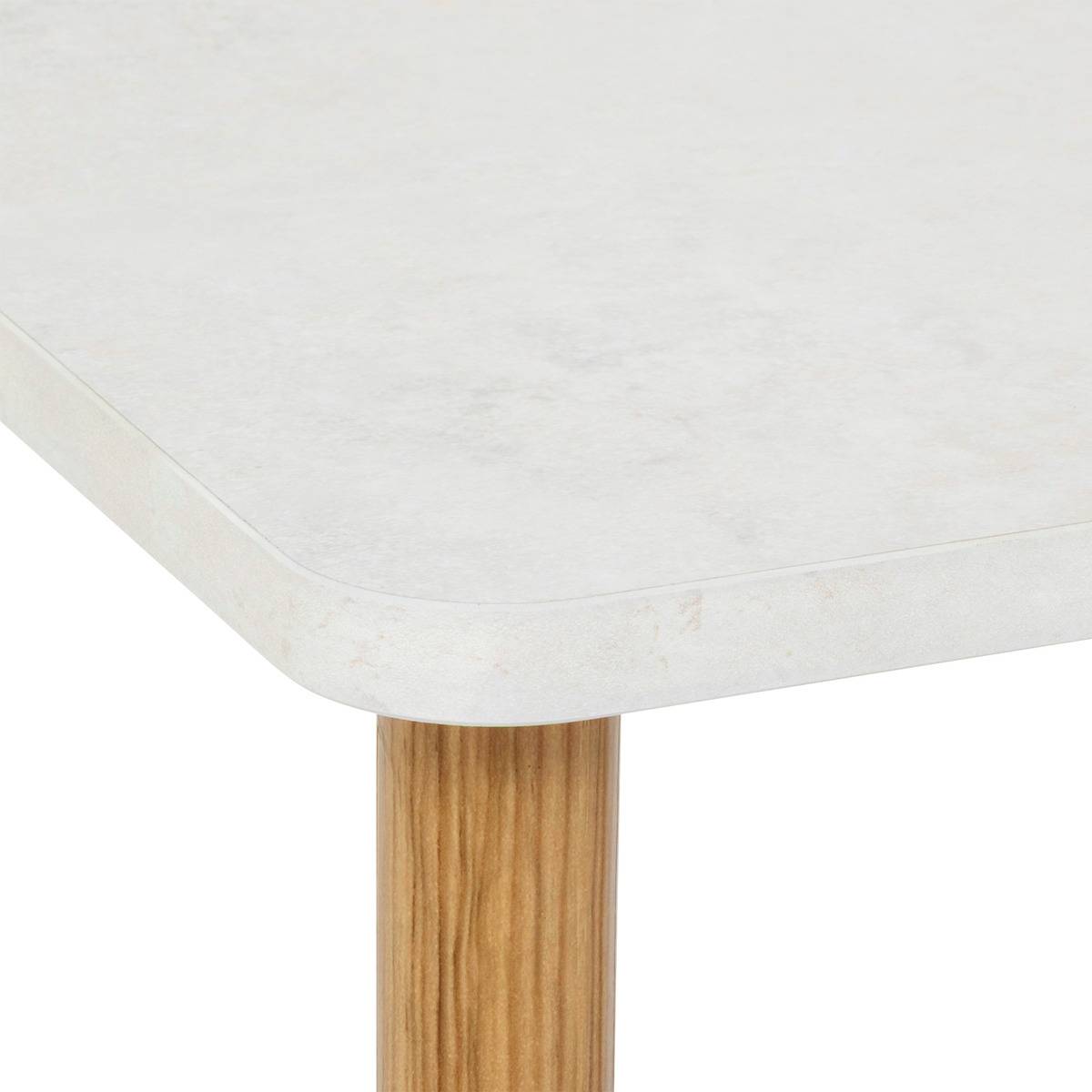 Table d'appoint effet marbre COME marron, 5FIVE SIMPLY SMART
