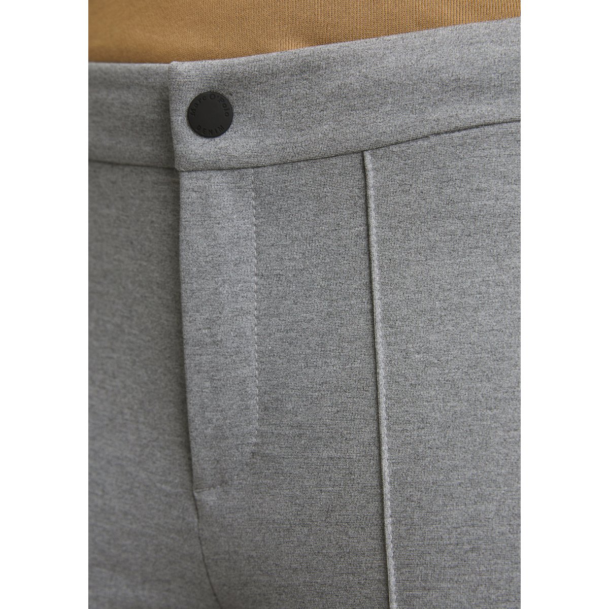 Pantalon en jersey bootcut en qualité interlock compacte gris, MARC O’POLO DENIM