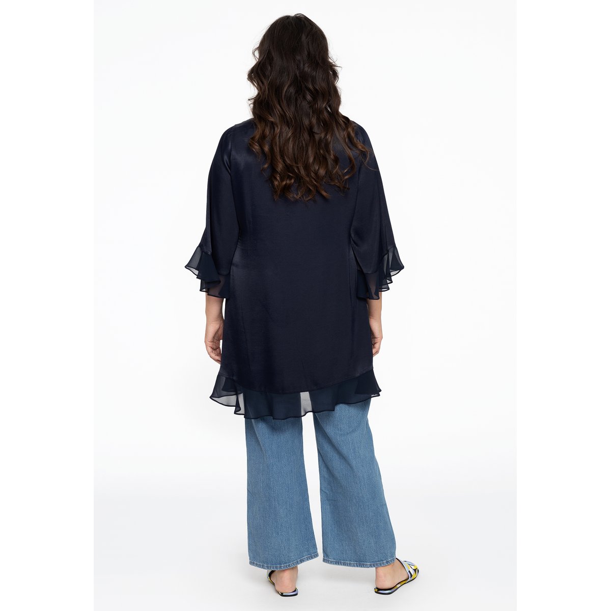 Chemise coupe ample bleu, YOEK