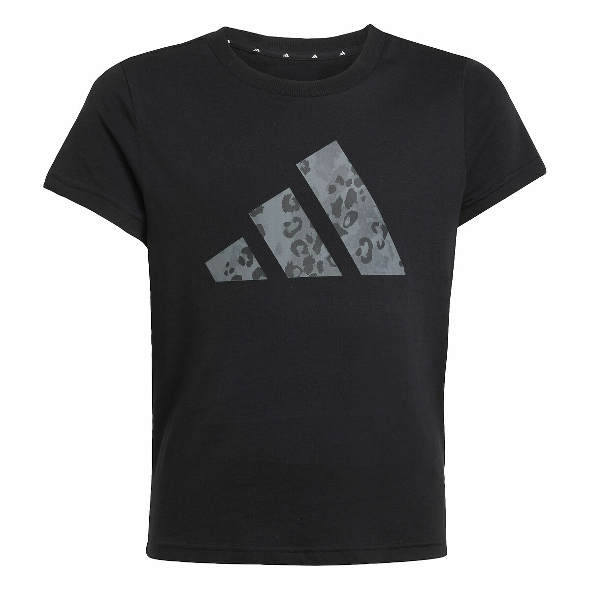 T-shirt manches courtes avec imprimé léopard noir, ADIDAS SPORTSWEAR