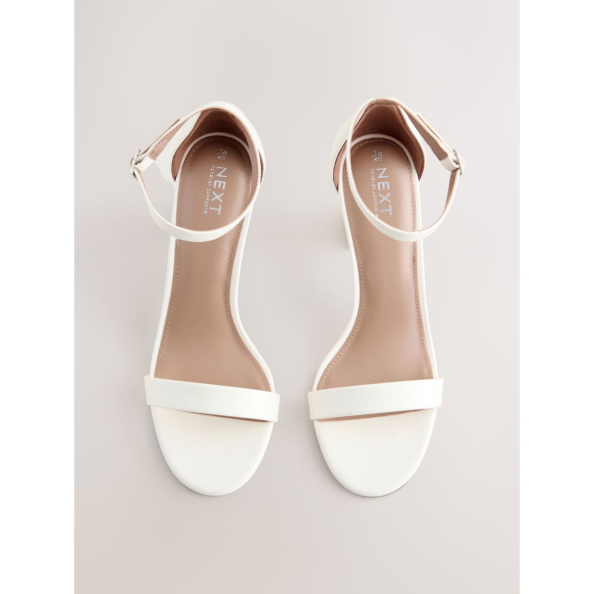Sandales à talons carrés forever comfort® blanc, NEXT
