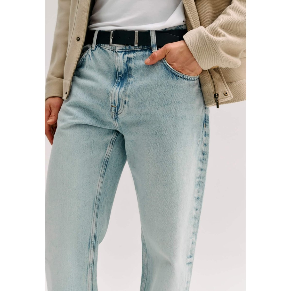 Jean Damon Straight bleu clair, GUESS