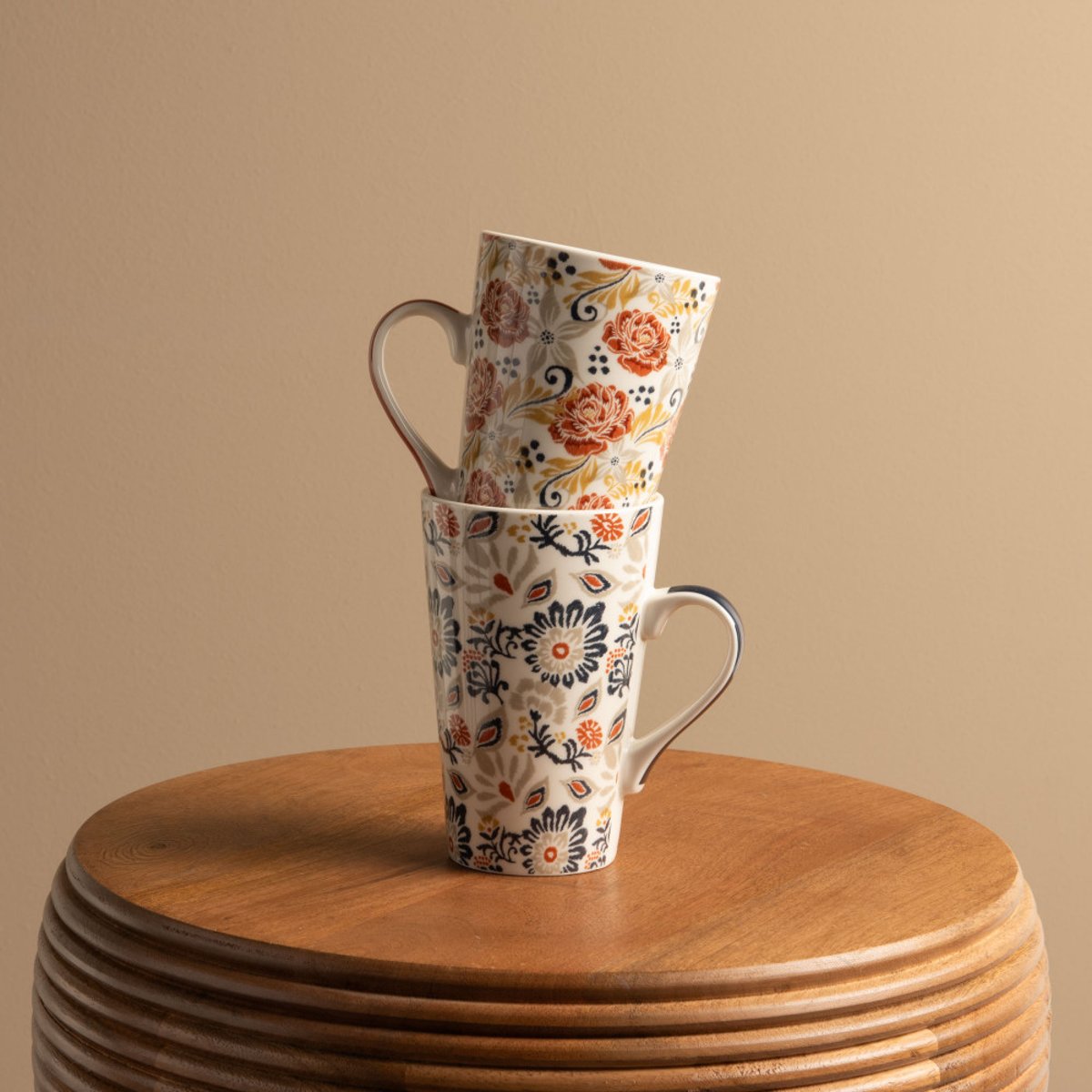 Coffret de 2 mugs Ornella 46 cl - ORNELLA multicolore, TABLE PASSION