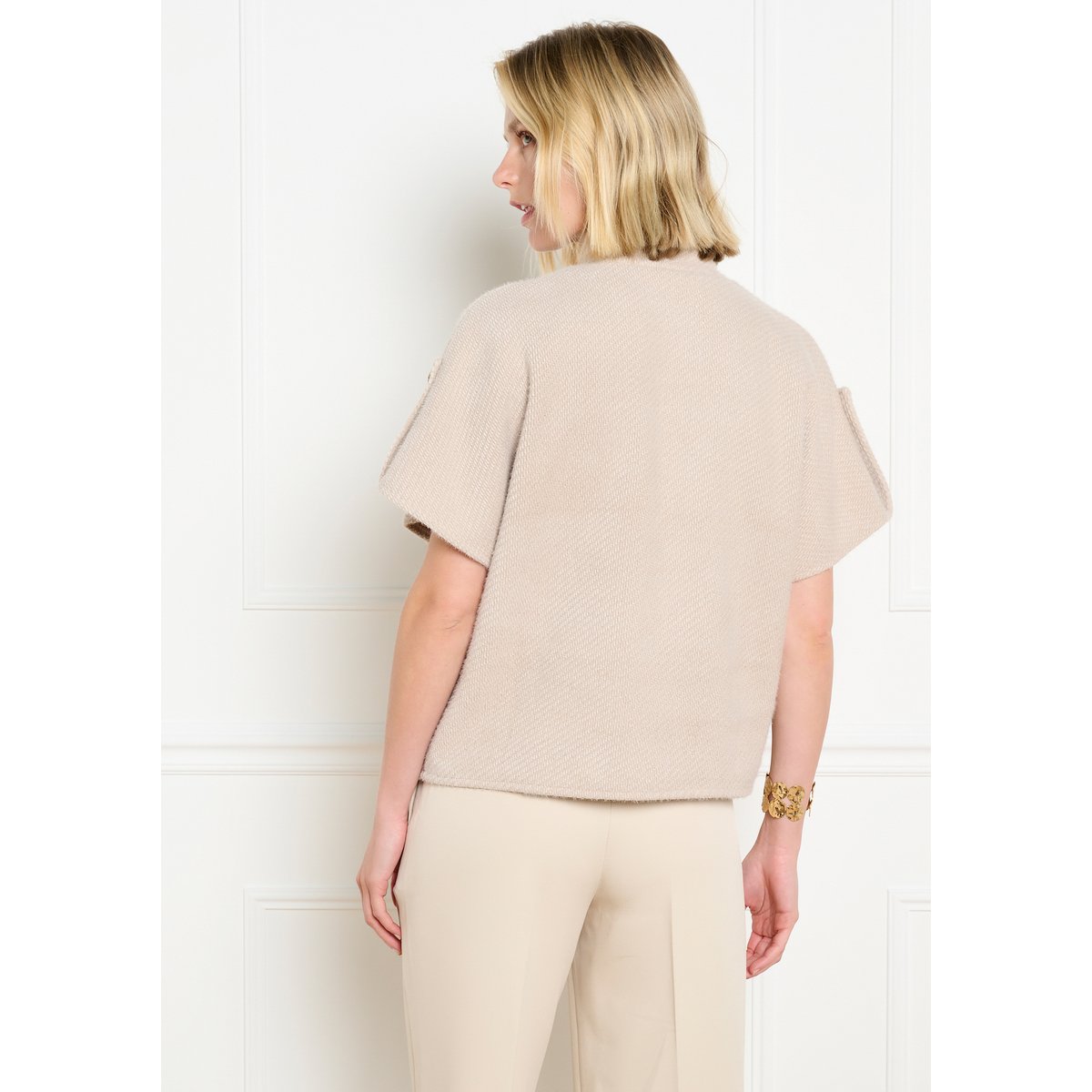 Veste maille douce lt beige, LOLALIZA