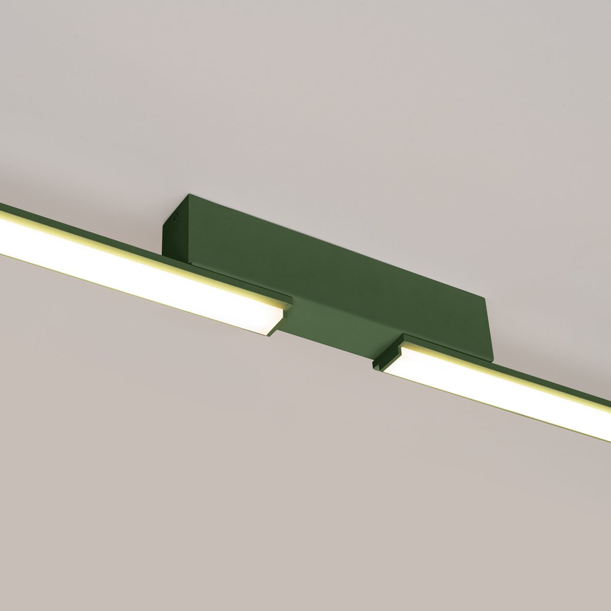Plafonnier Aluminium Vert Olive LED 2 Lagom vert olive, EDEN
