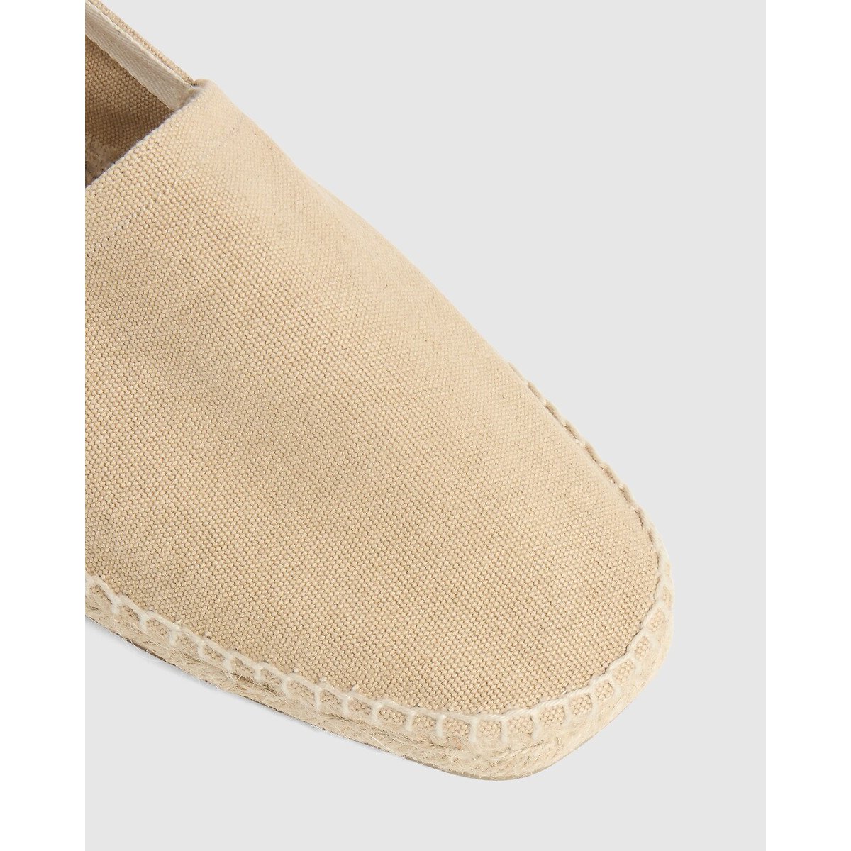 Espadrilles en coton beige, CASTANER
