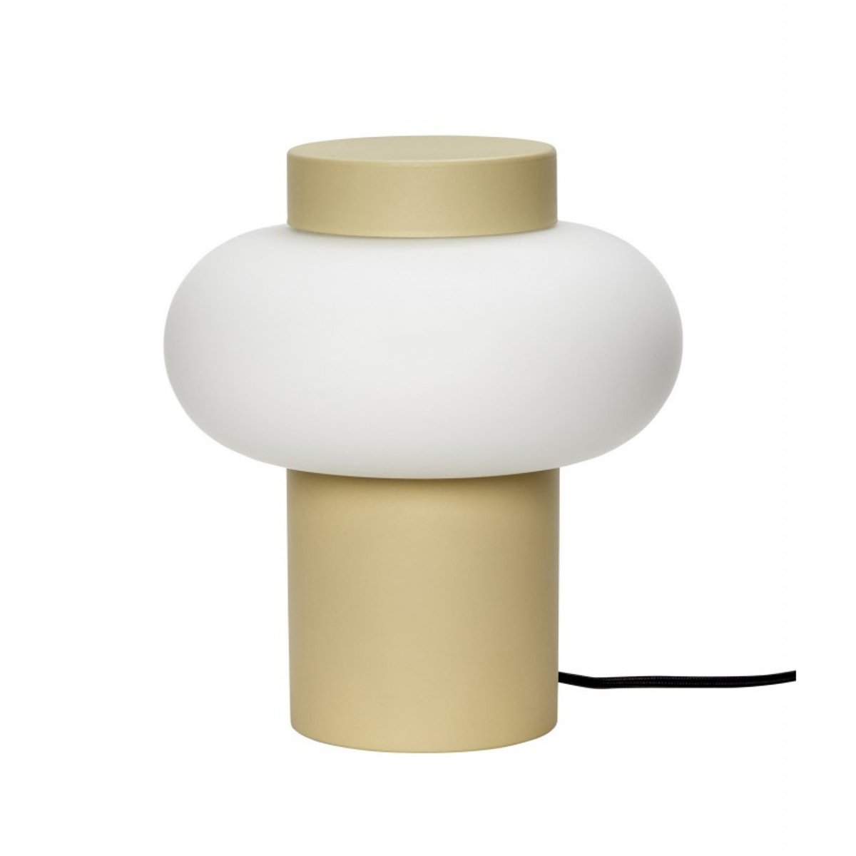 Lampe de table design métal Hüsch Camp beige, HUBSCH