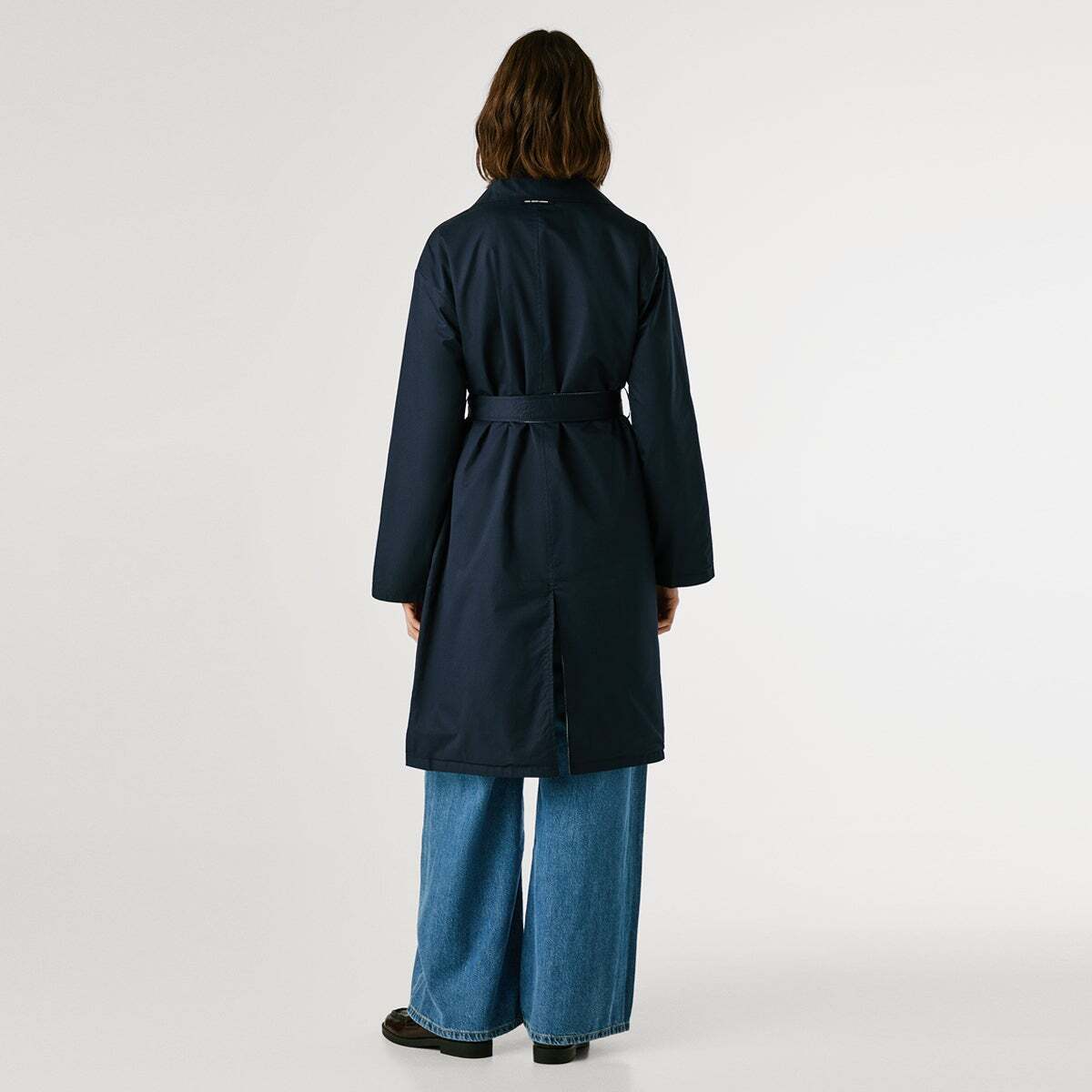Trench-Coat Réversible À Double Boutonnage bleu dulwich, PEPE JEANS