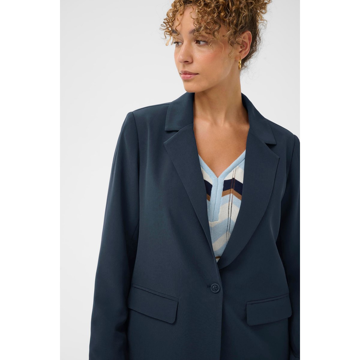 Blazer bleu navy blazer, CREAM