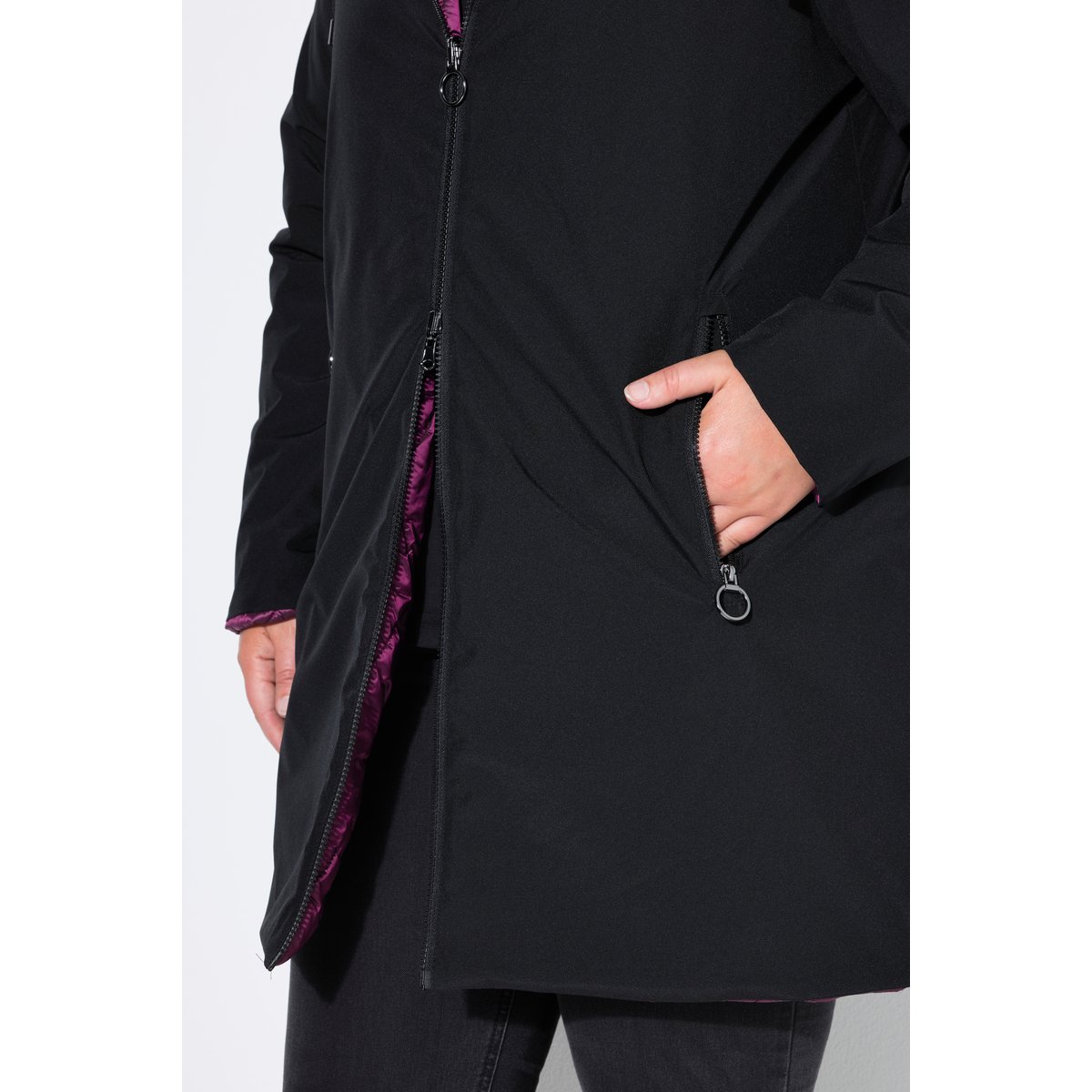 Manteau matelassé réversible HYPRAR noir, ULLA POPKEN