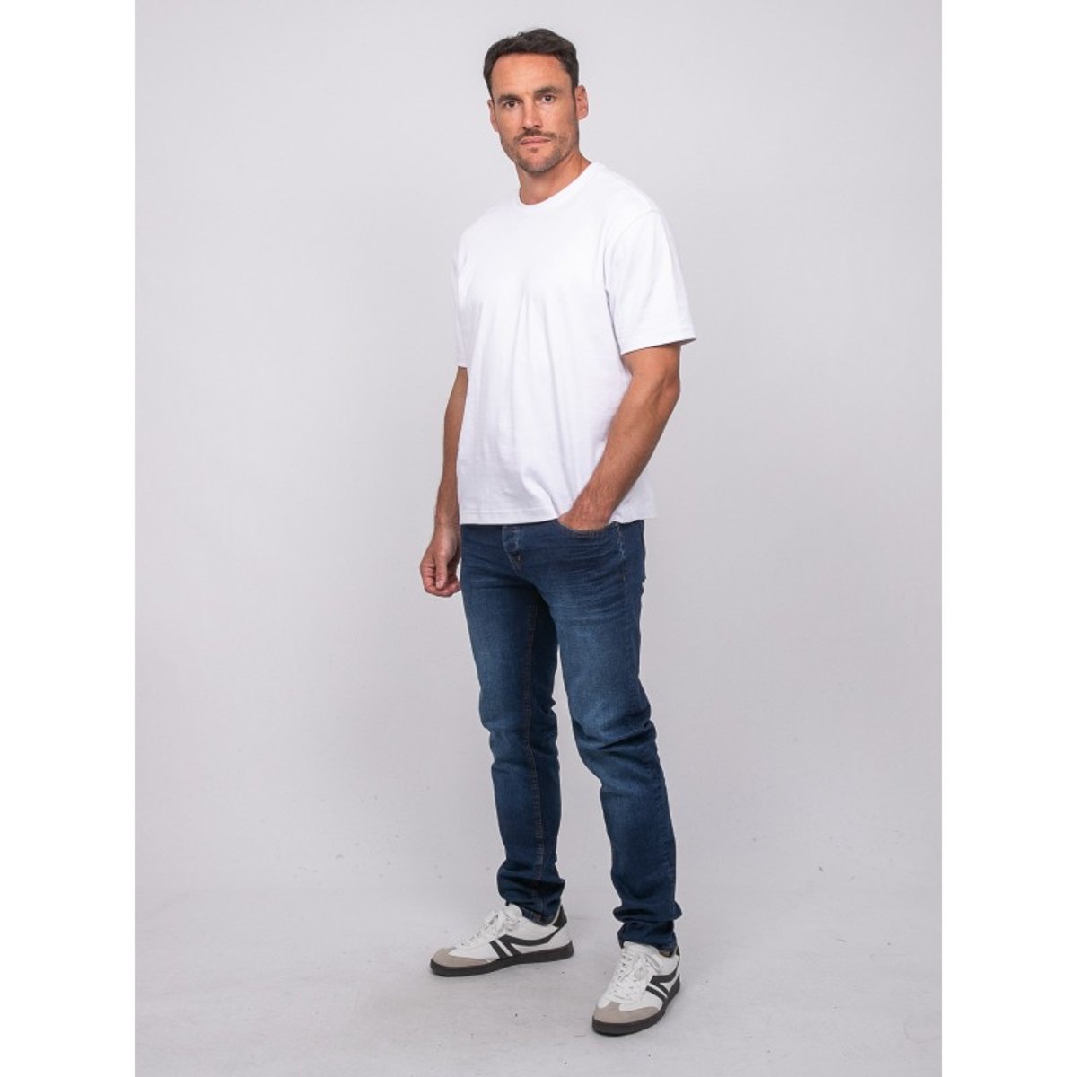 Jean Stretch Coupe Ajustée Spoky bleu, RITCHIE