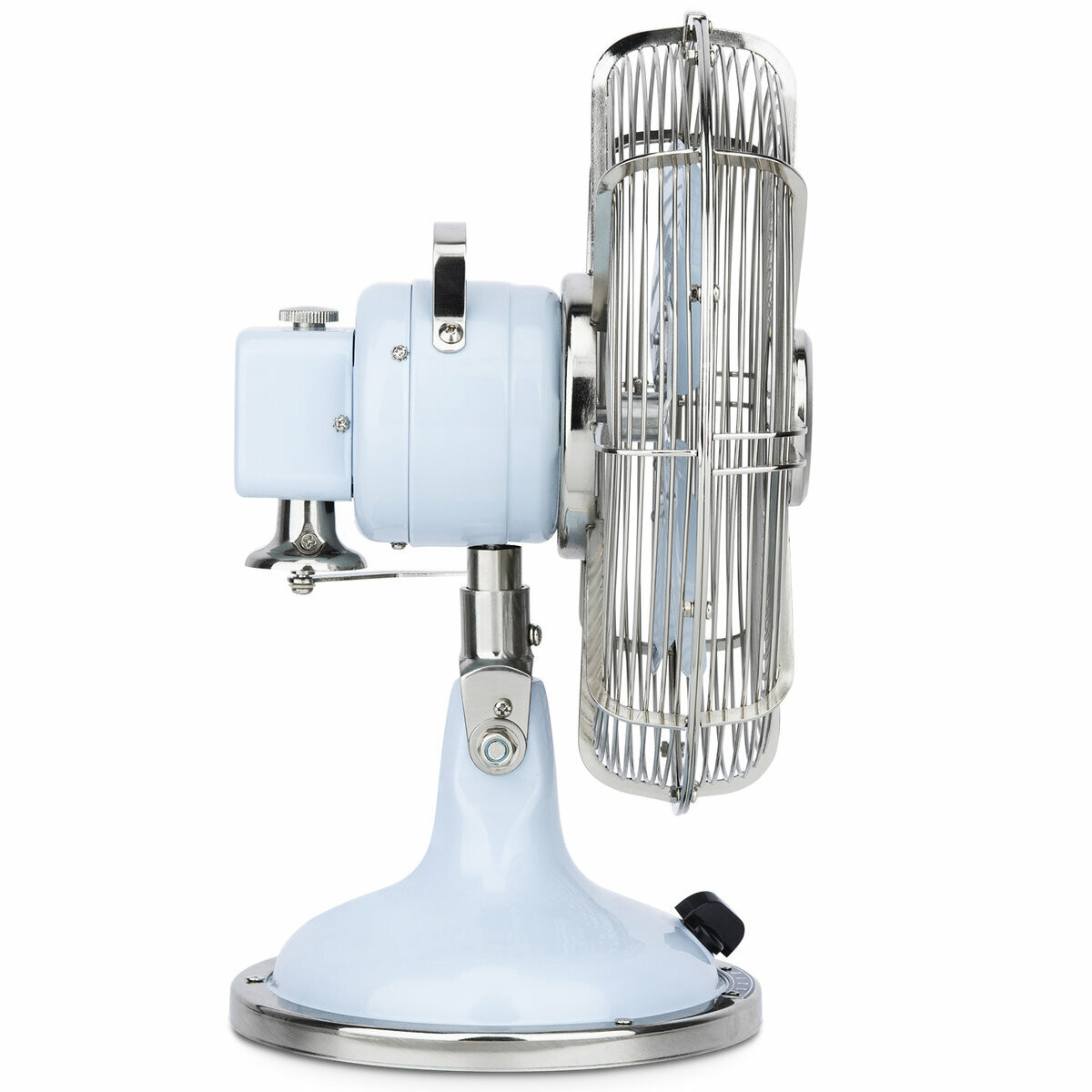 ventilateur design métal - joe50 bleu, H.KOENIG