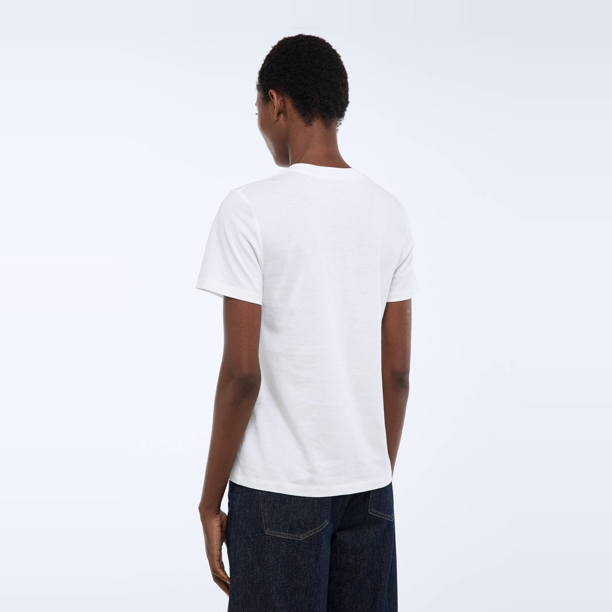 T-shirt à manches courtes avec imprimé placé ecru, MONOPRIX